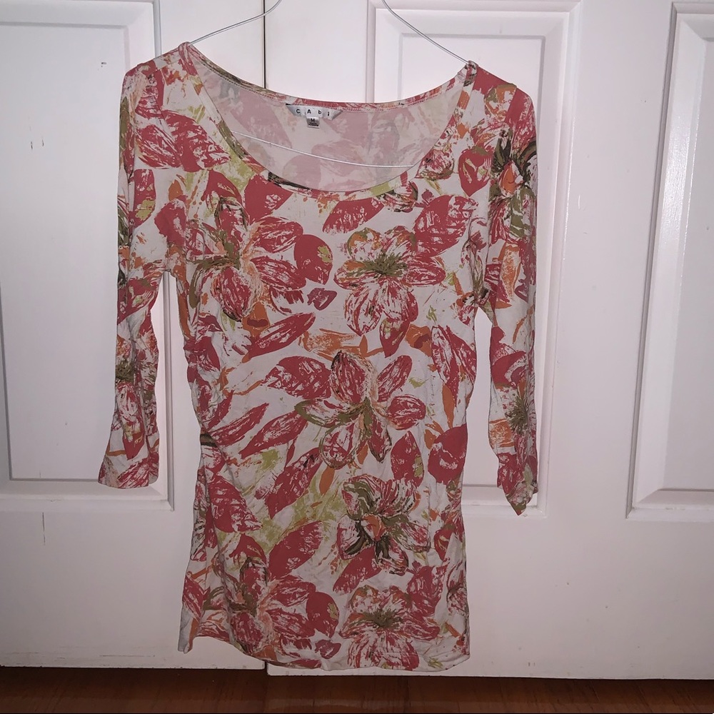 Cabi Floral Top